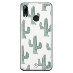 Casimoda Huawei P Smart 2019 siliconen hoesje - Cactus print