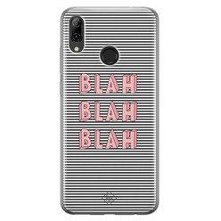 Casimoda Huawei P Smart 2019 siliconen hoesje - Blah blah blah