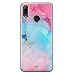 Casimoda Huawei P Smart 2019 siliconen hoesje - Marble colorbomb