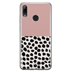 Casimoda Huawei P Smart 2019 siliconen hoesje - Pink dots