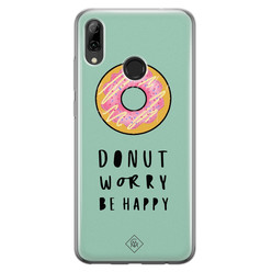 Casimoda Huawei P Smart 2019 siliconen hoesje - Donut worry