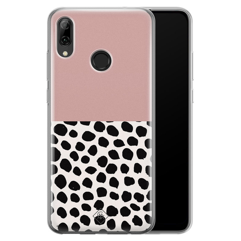 Casimoda Huawei P Smart 2019 siliconen hoesje - Pink dots