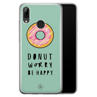 Casimoda Huawei P Smart 2019 siliconen hoesje - Donut worry