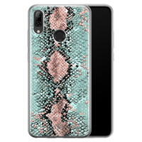 Casimoda Huawei P Smart 2019 siliconen hoesje - Snake pastel