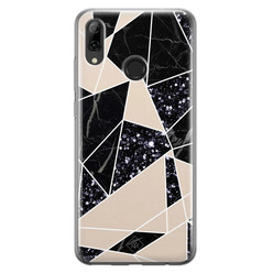 Casimoda Huawei P Smart 2019 siliconen hoesje - Abstract painted