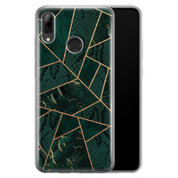 Casimoda Huawei P Smart 2019 siliconen hoesje - Abstract groen