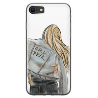 Casimoda iPhone SE 2020 siliconen hoesje - GRL PWR