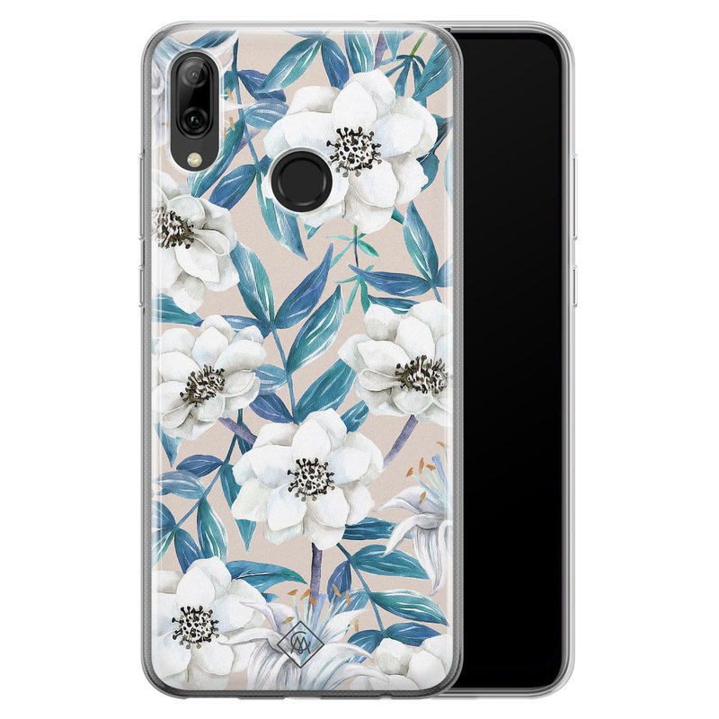 Casimoda Huawei P Smart 2019 siliconen telefoonhoesje - Touch of flowers