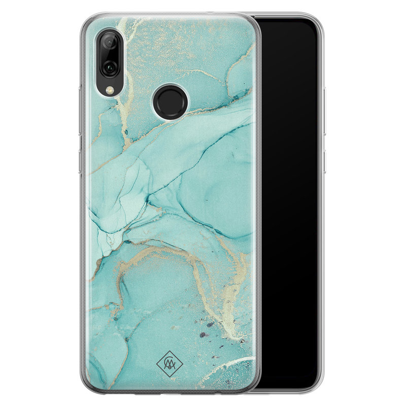 Casimoda Huawei P Smart 2019 siliconen hoesje - Touch of mint