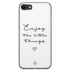 Casimoda iPhone SE 2020 siliconen hoesje - Enjoy life