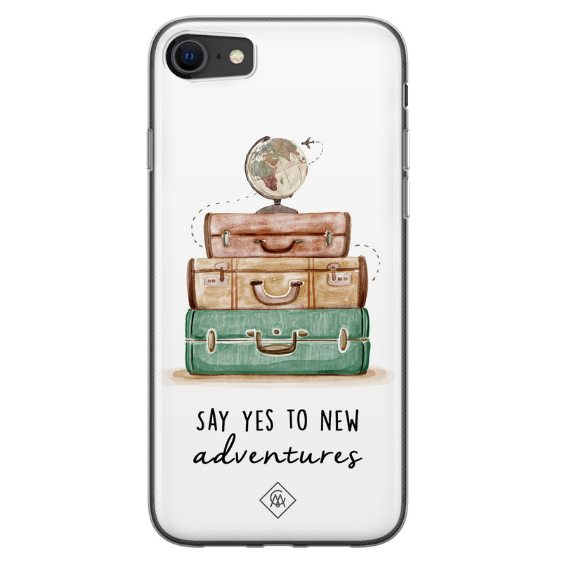 Casimoda iPhone SE 2020 siliconen hoesje - Wanderlust