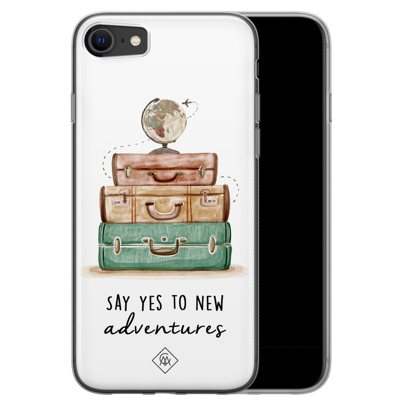 Casimoda iPhone SE 2020 siliconen hoesje - Wanderlust