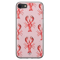 Casimoda iPhone SE 2020 siliconen telefoonhoesje - Lobster all the way