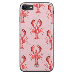 Casimoda iPhone SE 2020 siliconen hoesje - Lobster all the way