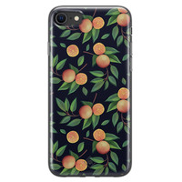 Casimoda iPhone SE 2020 siliconen hoesje - Orange lemonade