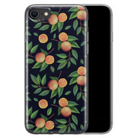 Casimoda iPhone SE 2020 siliconen hoesje - Orange lemonade