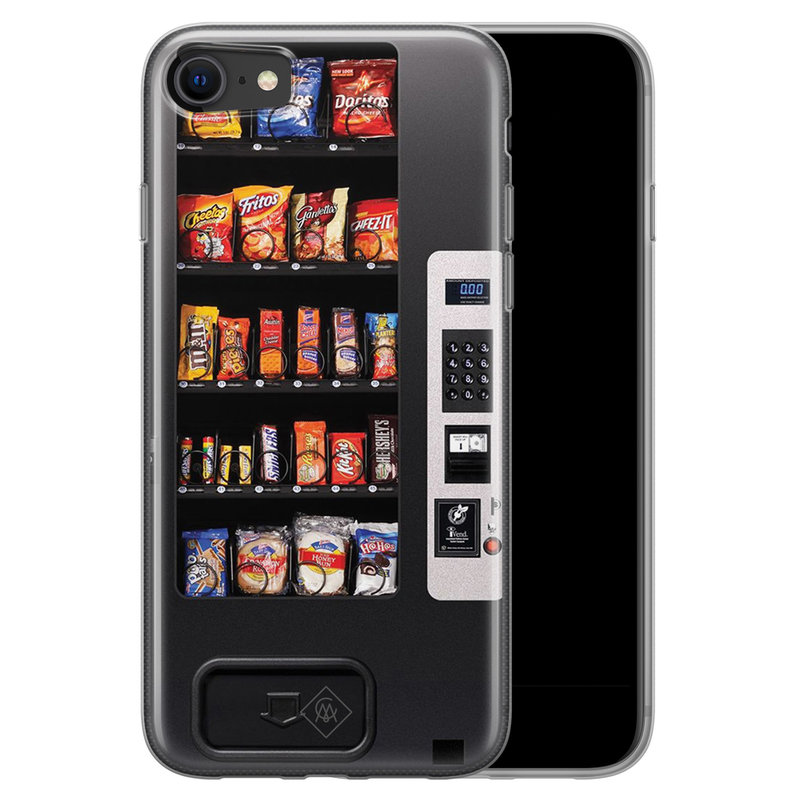 Casimoda iPhone SE 2020 siliconen hoesje - Snoepautomaat