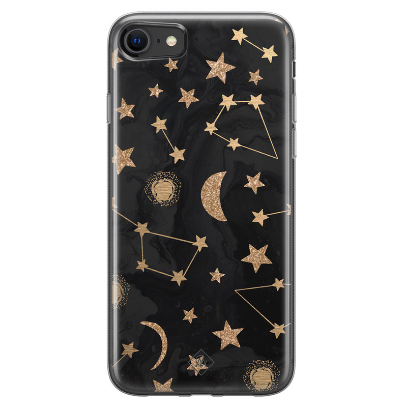 Casimoda iPhone SE 2020 siliconen hoesje - Counting the stars