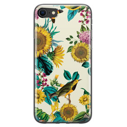 Casimoda iPhone SE 2020 siliconen hoesje - Sunflowers