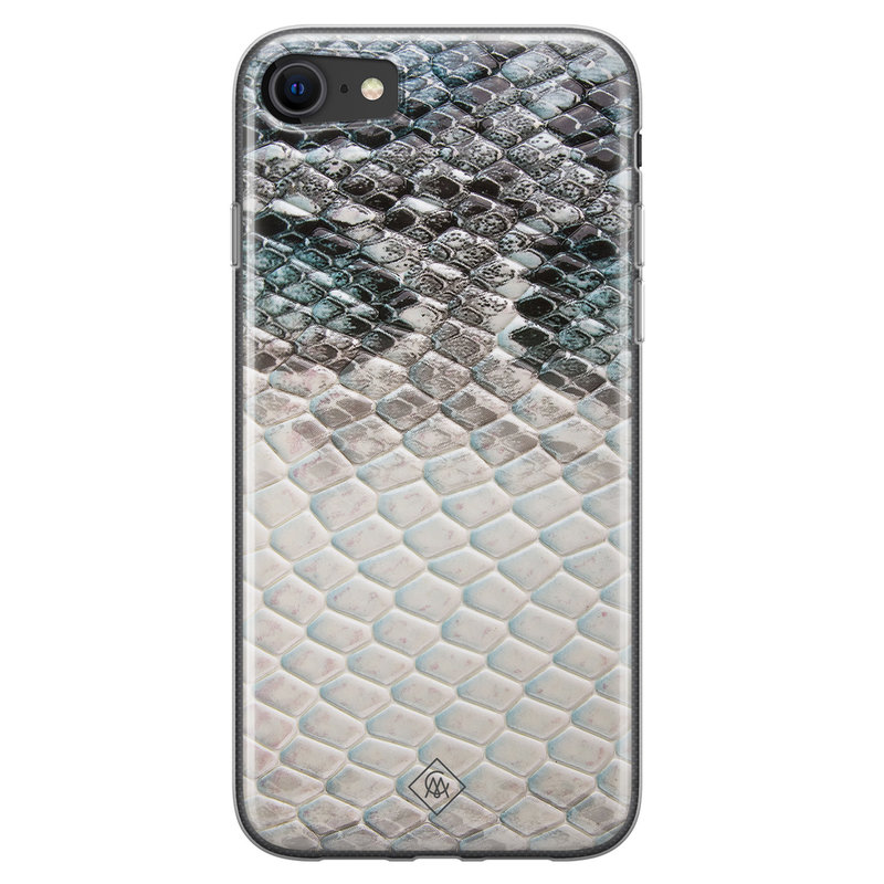 Casimoda iPhone SE 2020 siliconen hoesje - Oh my snake