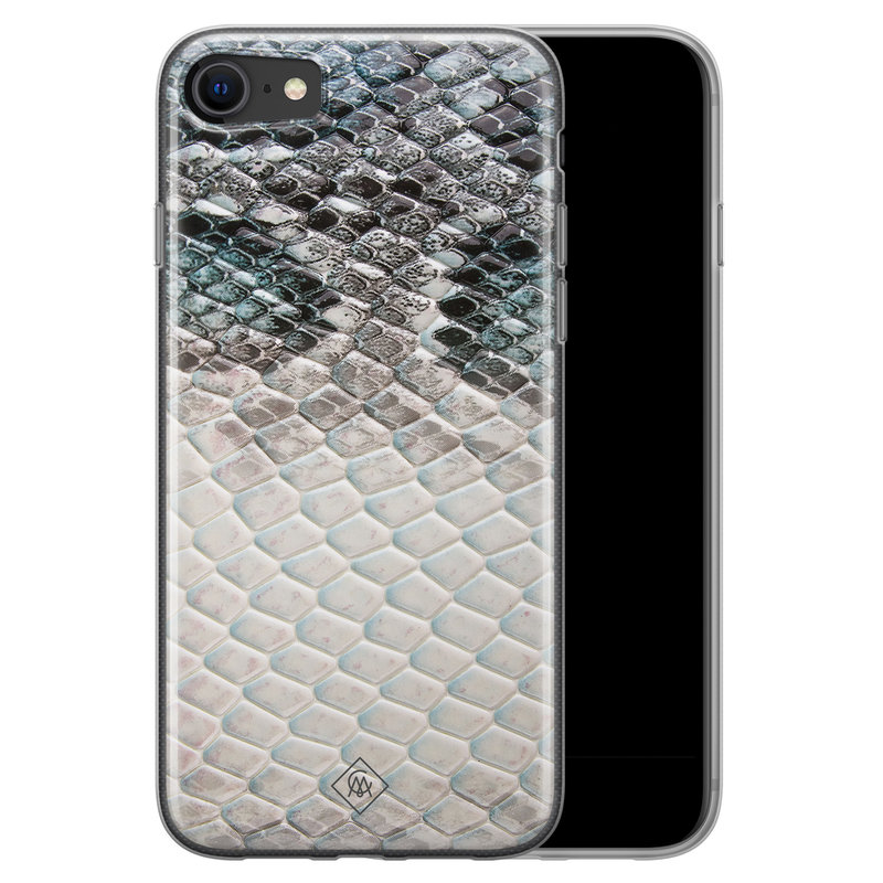 Casimoda iPhone SE 2020 siliconen hoesje - Oh my snake
