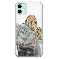 Casimoda iPhone 11 siliconen hoesje - GRL PWR