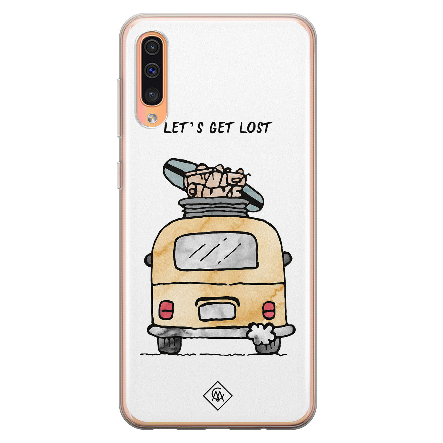 Samsung Galaxy A50 A30s siliconen hoesje Let's get lost