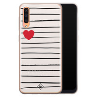 Casimoda Samsung Galaxy A50/A30s siliconen hoesje - Heart queen