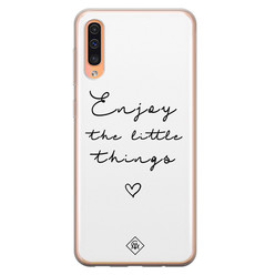 Casimoda Samsung Galaxy A50/A30s siliconen hoesje - Enjoy life