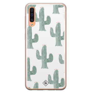 Casimoda Samsung Galaxy A50/A30s siliconen telefoonhoesje - Cactus print