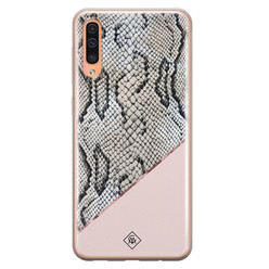 Casimoda Samsung Galaxy A50/A30s siliconen hoesje - Snake print