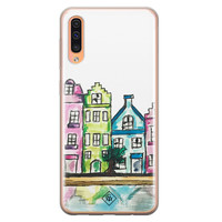 Casimoda Samsung Galaxy A50/A30s siliconen telefoonhoesje - Amsterdam