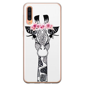 Casimoda Samsung Galaxy A50/A30s siliconen telefoonhoesje - Giraffe