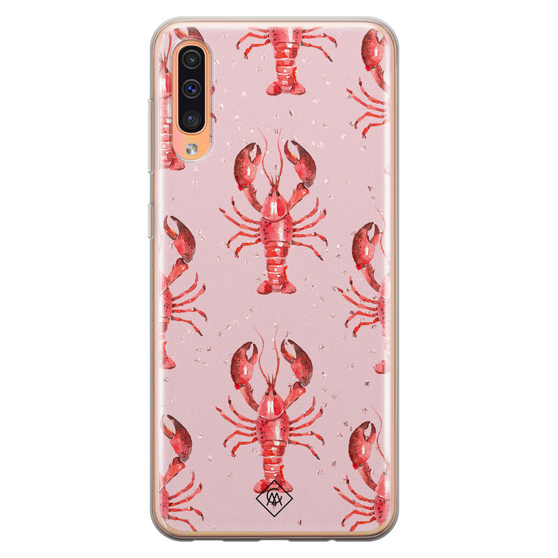 Casimoda Samsung Galaxy A50/A30s siliconen telefoonhoesje - Lobster all the way
