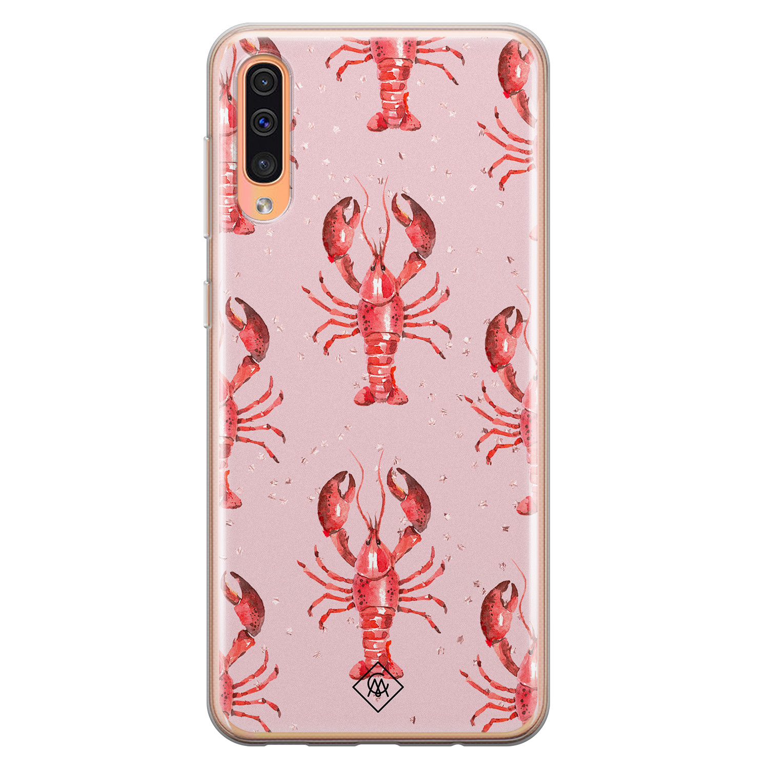 Samsung Galaxy A50/A30s siliconen telefoonhoesje - Lobster all the way