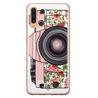 Casimoda Samsung Galaxy A50/A30s siliconen telefoonhoesje - Hippie camera
