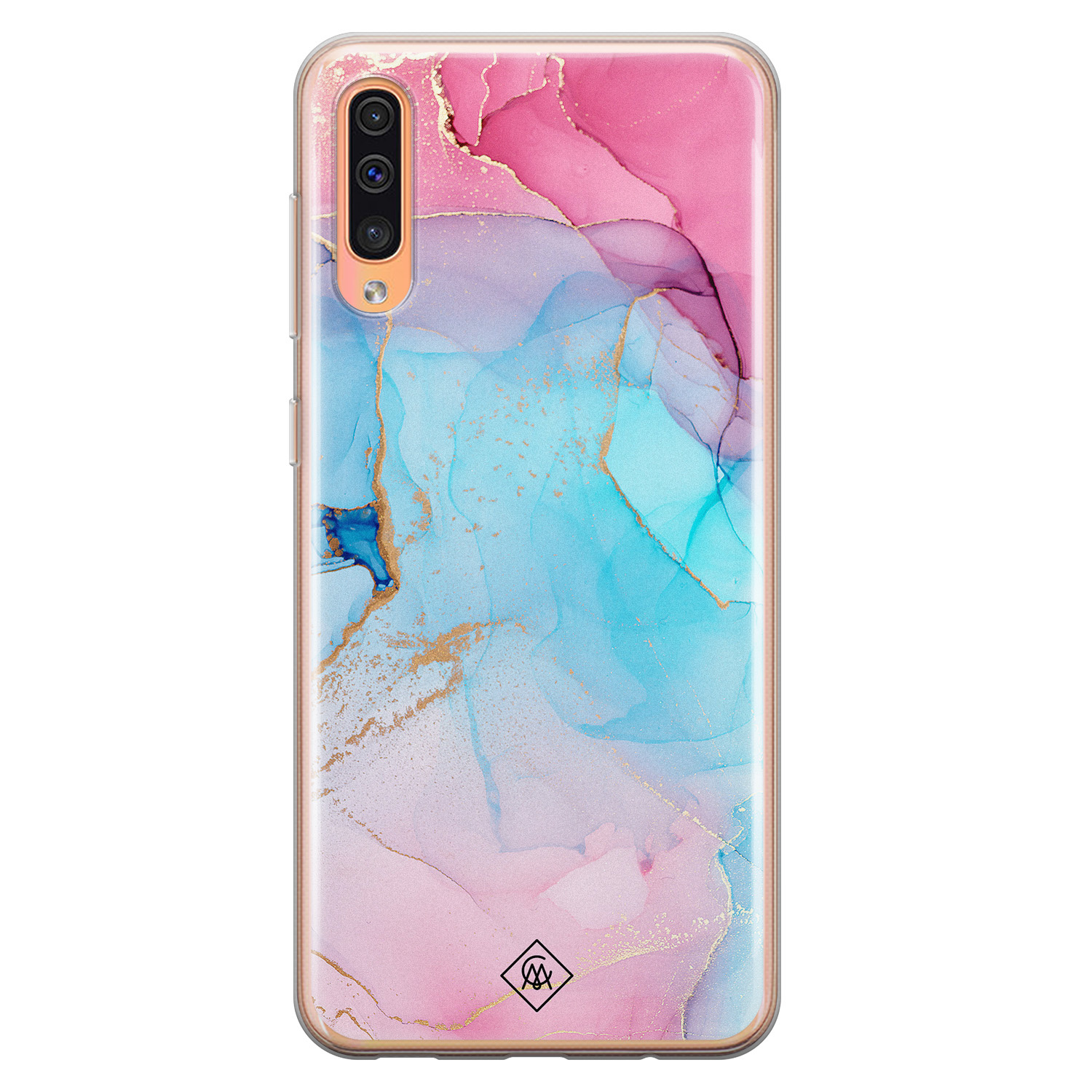 Samsung Galaxy A50/A30s siliconen hoesje - Marble colorbomb