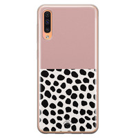 Casimoda Samsung Galaxy A50/A30s siliconen hoesje - Pink dots