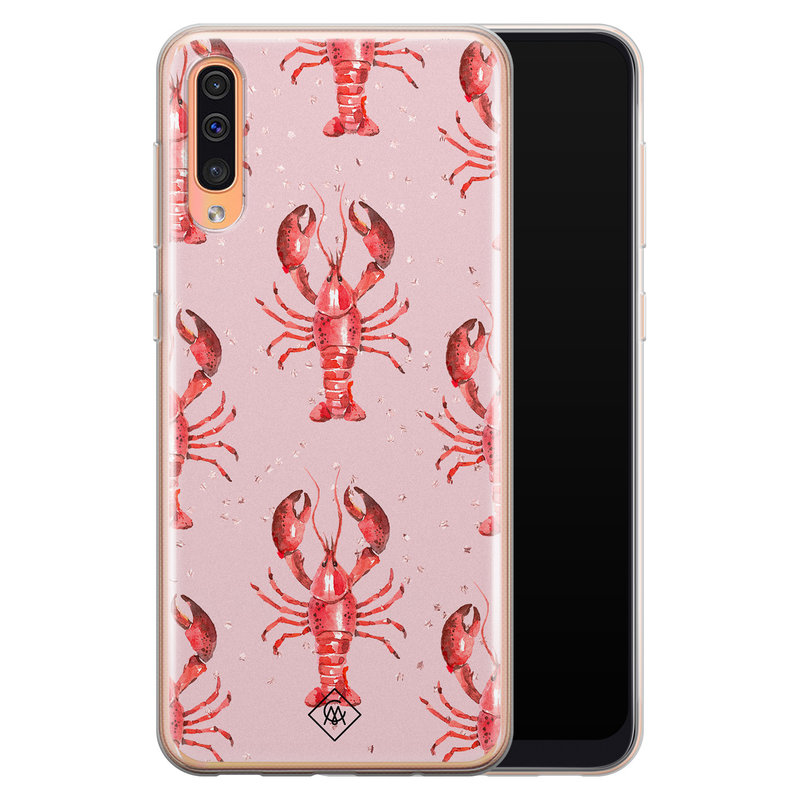 Casimoda Samsung Galaxy A50/A30s siliconen telefoonhoesje - Lobster all the way