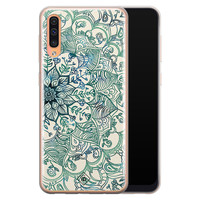 Casimoda Samsung Galaxy A50/A30s siliconen hoesje - Mandala blauw