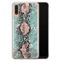 Casimoda Samsung Galaxy A50/A30s siliconen hoesje - Snake pastel