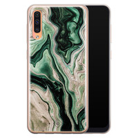 Casimoda Samsung Galaxy A50/A30s siliconen hoesje - Green waves