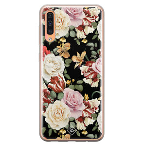 Casimoda Samsung Galaxy A50/A30s siliconen hoesje - Flowerpower