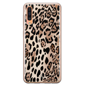 Casimoda Samsung Galaxy A50/A30s siliconen hoesje - Golden wildcat