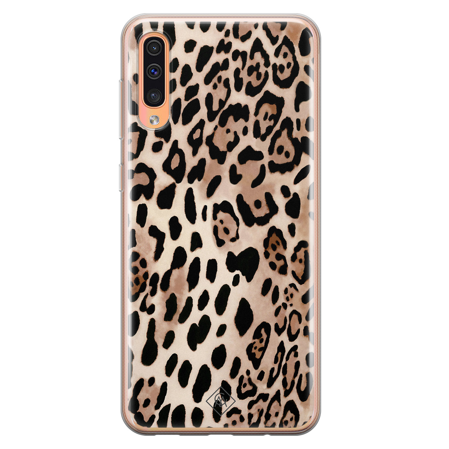 Samsung Galaxy A50 A30s siliconen hoesje Golden wildcat