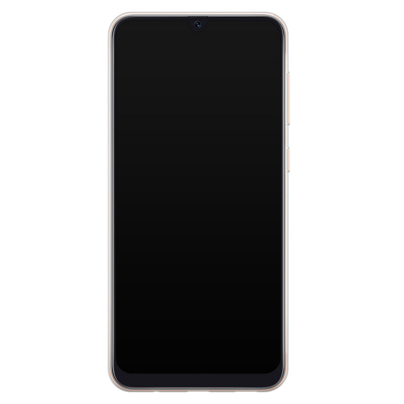 Casimoda Samsung Galaxy A50/A30s siliconen hoesje - Luipaard marmer mint