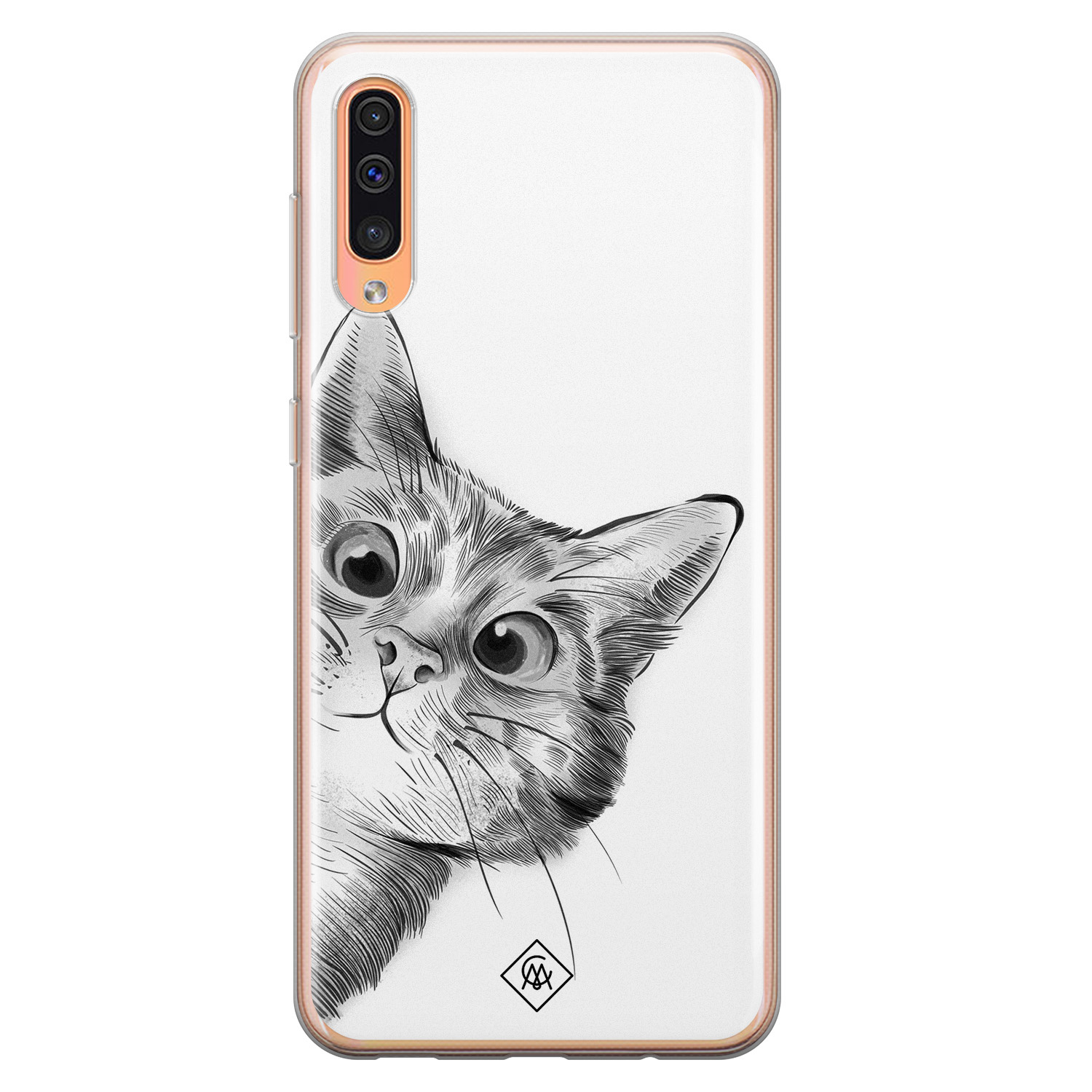 Samsung Galaxy A50 A30s siliconen hoesje Peekaboo