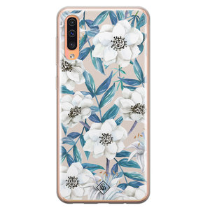 Casimoda Samsung Galaxy A50/A30s siliconen hoesje - Touch of flowers