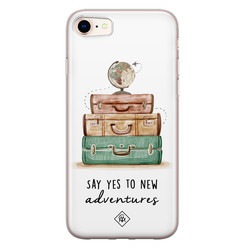 Casimoda iPhone 8/7 siliconen hoesje - Wanderlust