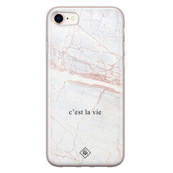 Casimoda iPhone 8/7 siliconen hoesje - C'est la vie